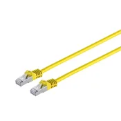 CAT7 S/FTP omrežni kabel 0,5m rumen