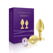2-delni set analnih čepov Rianne S - Booty Plug Original Luxury, zlat