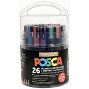 Posca Pigmentni markerji POSCA, Pack Educréatif Festif, 26 kom, (21655893)