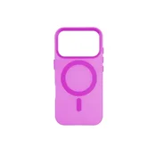 Silikonska futrola Magsafe FLURO COLOR Iphone 17 Pro ROZE