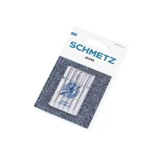 SCHMETZ Strojne igle Jeans 90; 100; 110 kombinirane na kartici - (90/14) nikelj