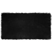 Tepih od umjetne ovcje kože TAFALLA Crna 80 x 150 cm Poliester