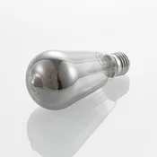 Lucande LED-žarnica E27 ST64 4 W 1.800 K, z možnostjo zatemnitve, titanova, 5 - Steklo