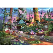 Ravensburger - Puzzle Pokémon: Jolteon in obnovljena elektrarna - 1 000 kosov
