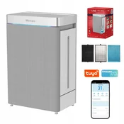 shumee Webber AP9750 pametni čistilec zraka z umetno inteligenco in brezžičnim vlažilnikom, 100 W, 57 m
