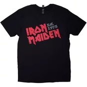 Iron Maiden Majica Est. 1975 Slanted Logo Unisex Black XL