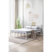 Woody Fashion Double Bedstead K01 - White (140 x 200)