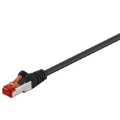 S/FTP CAT6 0.15m Črna LSZH
