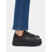 Superge Tommy Jeans Platform Logo Sneaker EN0EN02961 Črna
