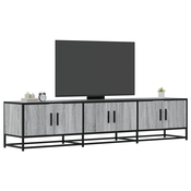 TV ormaric siva boja hrasta 180x35x41 cm konstruirano drvo