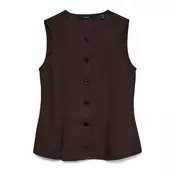 VERO MODA Brezrokavnik VMSelma čokolada