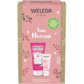 Weleda Set Von Herzen Love gel za tuširanje, 200 ml + Krema za ruke od badema, 50 ml GRATIS