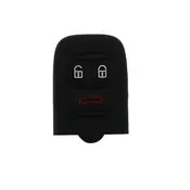 888 CAR ACCESSORIES Silikonska navlaka za ključeve crna Alfa Romeo