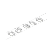Paulmann 94420 - SET 5xLED/4,5W Lestenec na vrvici MAC 230V mat krom