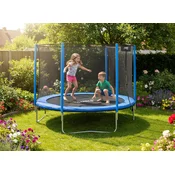 Garden Line TRAMPOLINA 10FT 312 CM S LESTVIJO IN ZAŠČITNO MREŽO *9870