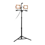 LED reflektor sa stalkom, 2x LED/30W/230V, 4000K, IP65, narandžast/crn