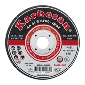 KARBOSAN rezalna plošča Inox thin line, 115 x 1.0 x 22.23