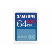 SAMSUNG PRO Plus SD Memory Card 64GB, MB-SD64S/EU