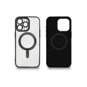 Just in CASE Mag Mix Plus Set maski za telefon iPhone 15 Pro Max, Dve maske, Crna i providna