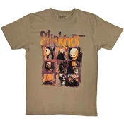 Slipknot Majica The End, So Far Grid Photos Unisex Tan Brown XL