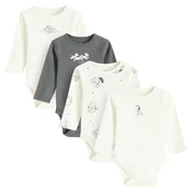 Cool Club perilo bodi 4 kosi DR LCG3300704-00 8232076 101 DALMATIANS D večbarvno 68