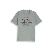 TOM TAILOR Majica mornarska/pastelno zelena/korala