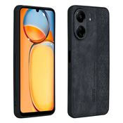Premium ovitek Cube Leather za Xiaomi Redmi 13C 4G/Poco C65 z vgrajeno zaščito zadnjih kamer - graphite black