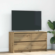 TV ormaric boja artisian hrast 100x35x54 cm konstruirano drvo