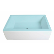 Plošča DEEP PLAIN NIKA, 120 x 36 cm - Bela - 120.00 - 24 - 36.00 - ABS/akrilat - Sprednja plošča - Polysan - DEEP PLAIN - 120x36 cm