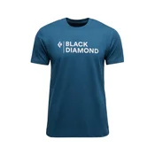 Black Diamond MINI STACKED SS majica, indigo (S)