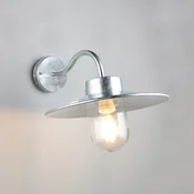 Trio Lighting Zunanja stenska svetilka Tana, barva cinka, izstop 41 cm, kovina IP44 - cink, prozoren