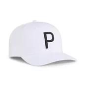 Mens Puma Heritage P Tech Golf Cap, White, Size Adult, Accessories