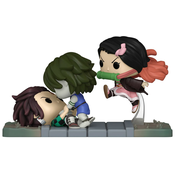 Bobble Figure Anime - Demon Slayer Kimetsu no Yaiba POP! - Tanjiro & Nezuko vs. Temple Demon