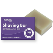 Friendly Soap Naravno milo za britje, pomaranča in sivka 95 g