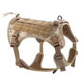 OEM Pas za pse TACTICAL, velikost L, rjava