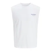 JACK & JONES Majica JORSummer modra / apno / zelena / bela