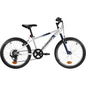 Brdski bicikl Rockrider ST 120 20 za djecu od 6 do 9 godina bijelo-plavi