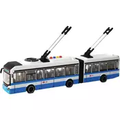 CITY SERVICE CAR - 1:16 Zglobni trolejbus - moder na vztrajnik z zvoki