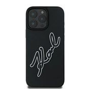 Karl Lagerfeld zaščitni ovitek 3D Rubber Bicolor Signature, Iphone 16 Pro Max
