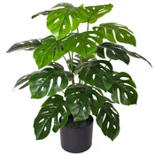 Umetna rastlina monstera filodendron v loncu 70 cm realistična