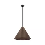 CONO luster na sajli 1xE27/40W/230V mahagoni furnir