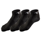 Mizuno Training Mid 3P Socks, Black - S