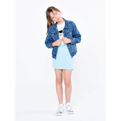 Karl Lagerfeld Kids Jeans jakna Z26101 D Mornarsko modra Regular Fit