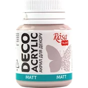 Akril za dekoracije, MATT, 20 ml, ROSA TALENT - Kapučino (18)