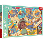 Trefl Puzzle Lilo&Stitch: Žigi 500 kosov