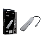 shumee Priklopna postaja Conceptronic DONN33G USB-C 3.2 Gen 1, srebrna