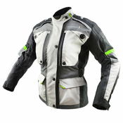 Cappa Racing Bunda moto dámská FIORANO textilní šedá/bílá XL