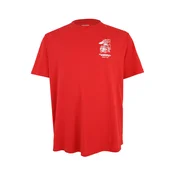 Jack & Jones Plus Majica JORWILLIAMSBURG  rdeča / bela