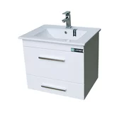Lapino Lavabo sa ormaricem 60x55cm, konzolni 074 Beli