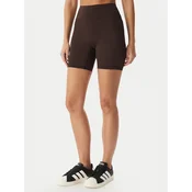adidas Športne kratke hlače Optime Power KF1043 Rjava Slim Fit